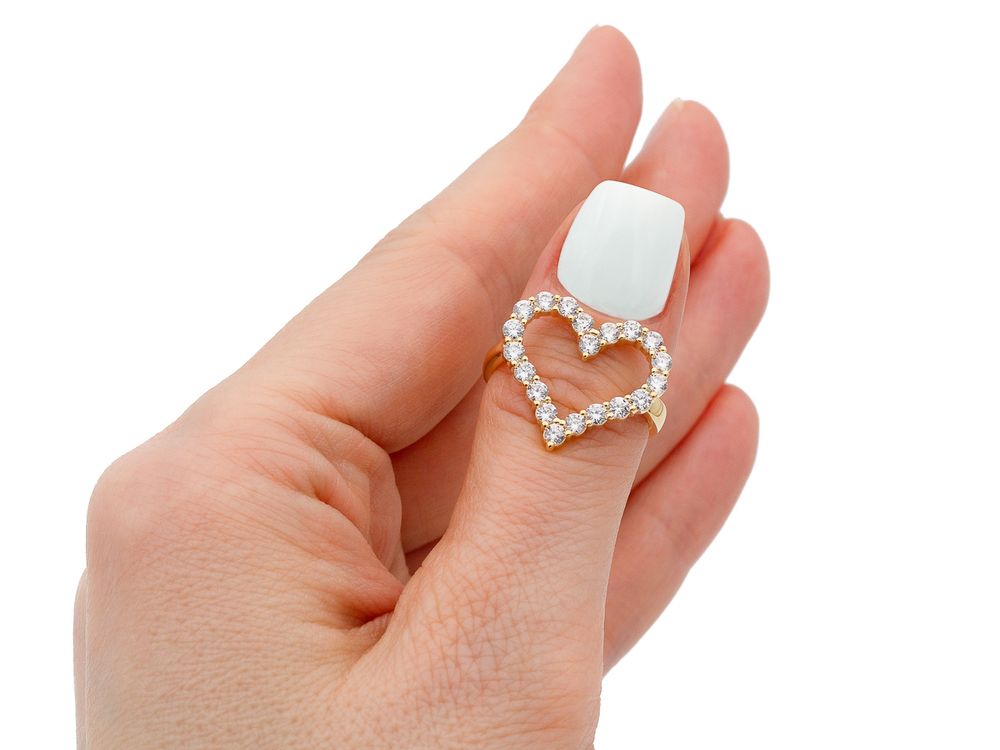 Кольцо Сердце