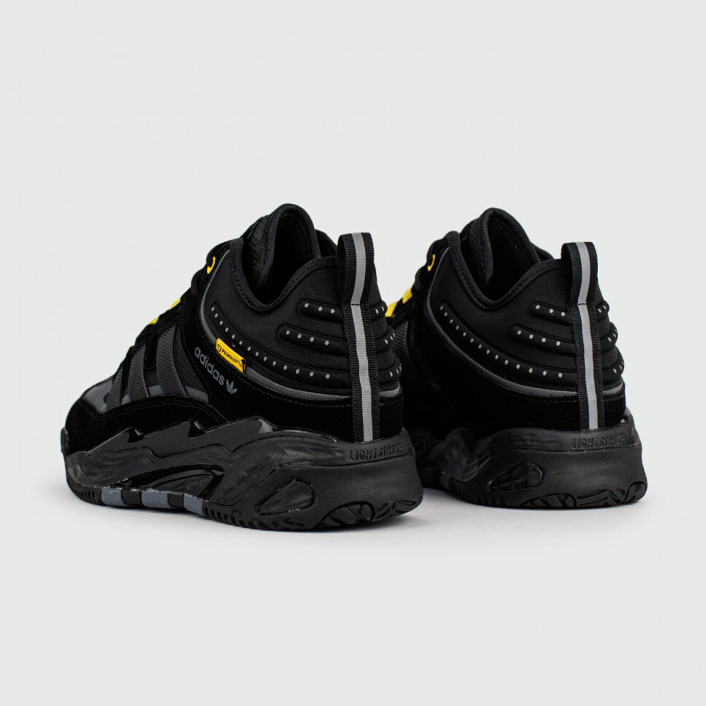кроссовки Adidas Niteball Black / Yellow Winter