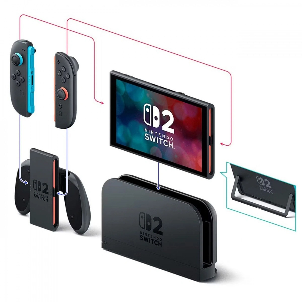 Игровая консоль Nintendo Switch 2, Чёрная