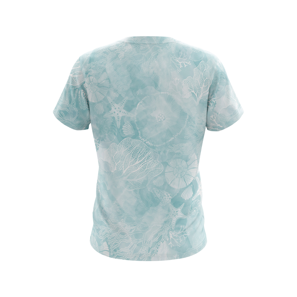 Футболка "Акварельные ракушки"