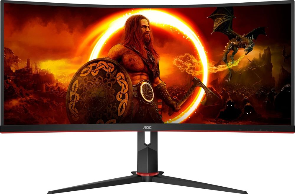 Монитор 34&quot; AOC CU34G2XP/BK/01 черный