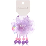 Резинки для волос детские 2шт «КОНФЕТКИ», звездочки, микс 5 цветов, d-3см