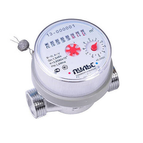 Счетчик для воды универсальный ПУЛЬС 15У-80 - 3/4* (со сгонами)