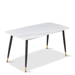 Стол обеденный Ist Casa Рио, 120х80х75 см, белый мрамор