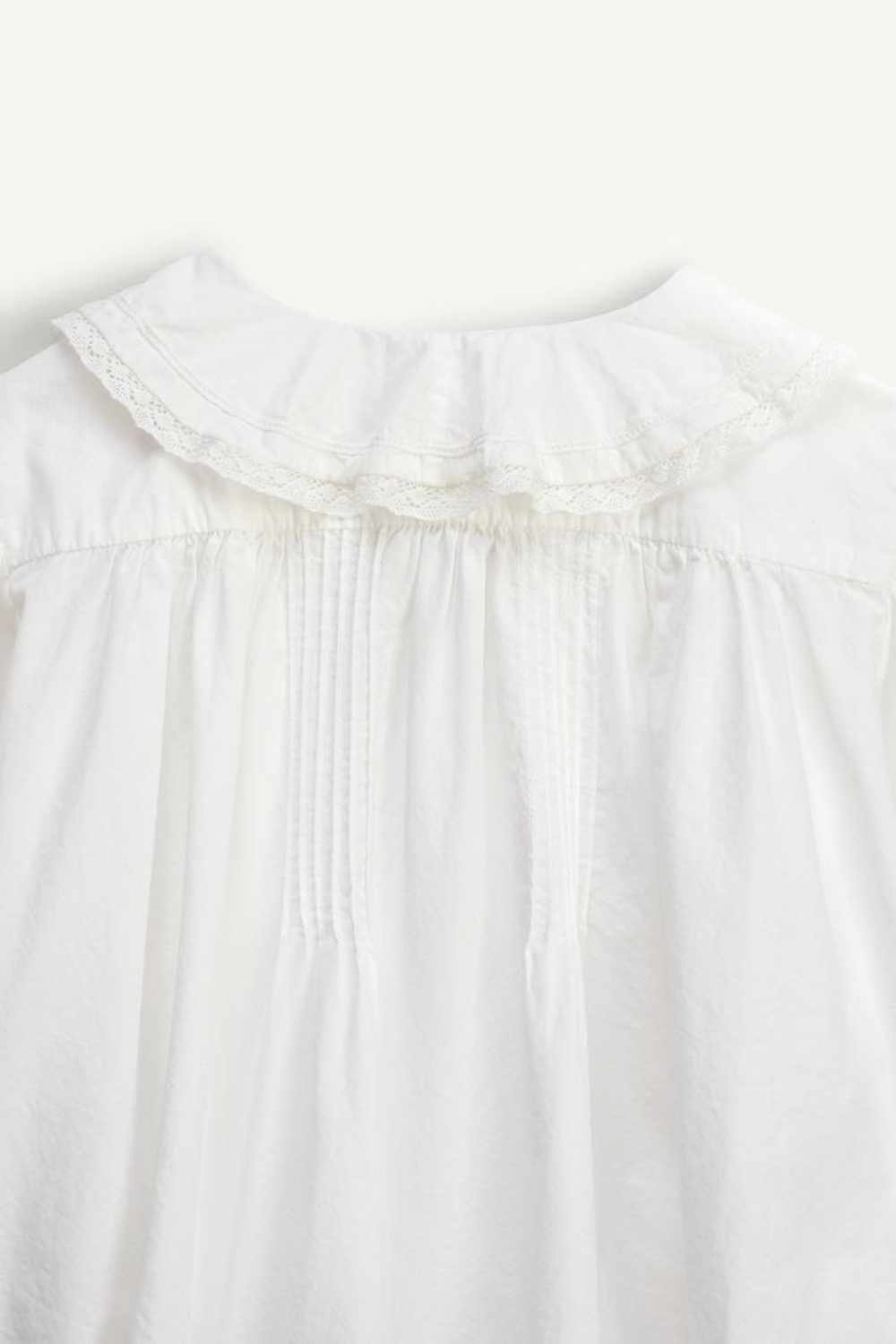 ZARA РУБАШКА В РОМАНТИЧЕСКОМ СТИЛЕ - LIMITED EDITION, ЖЕЛТОВАТО-БЕЛЫЙ