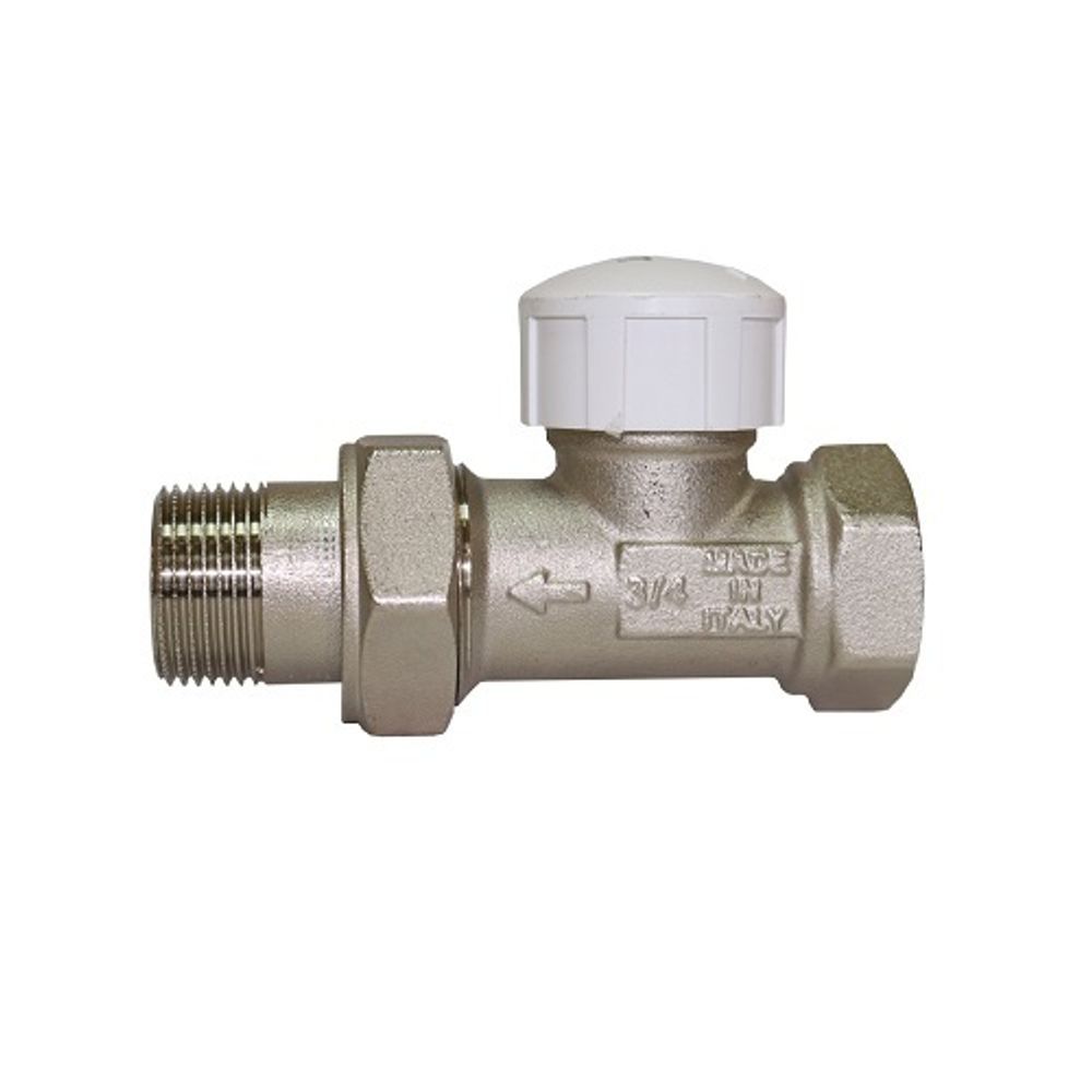 Клапан термостатический прямой STOUT - 1/2&quot; (НГ/ВР, PN10, Tmax 120°С)