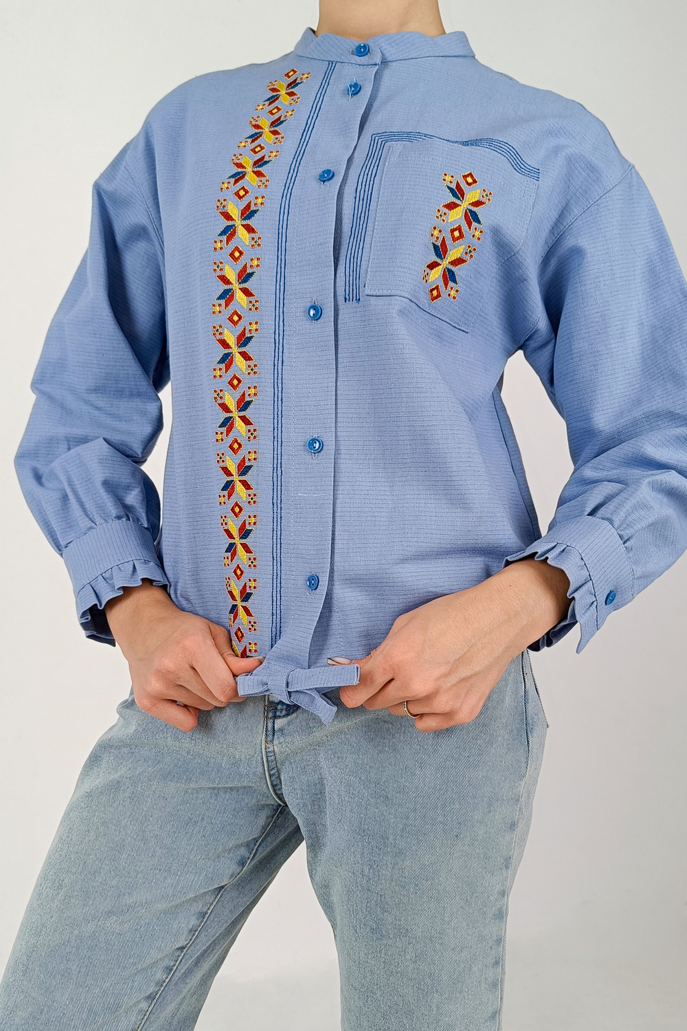 Блузка с чувашской вышивкой