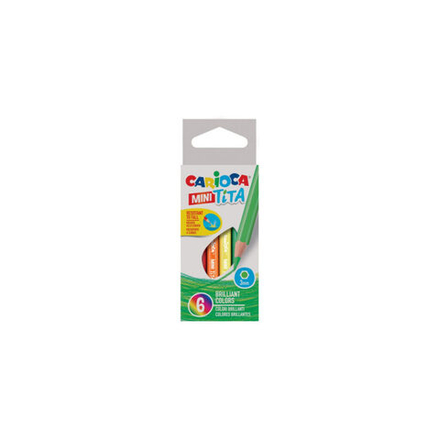 Карандаши цвет.  6цв  Carioca Mini Tita  пластиковые
