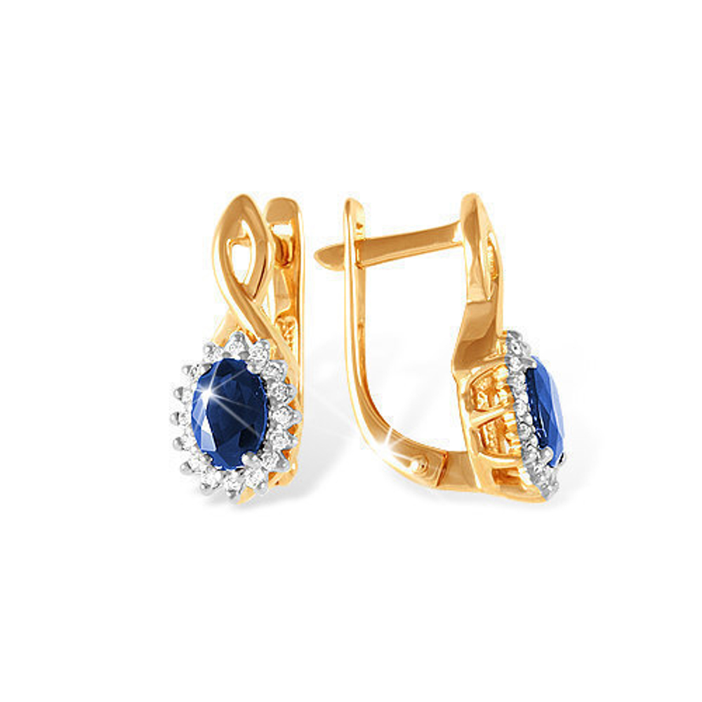 Серьги из золота 585 пробы