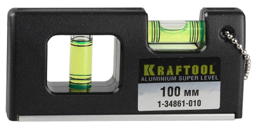 KRAFTOOL Mini-Pro, 100 мм, магнитный компактный уровень, Pro (1-34861-010)