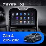 Teyes X1 10,2"для Renault Clio 4 2016-2019