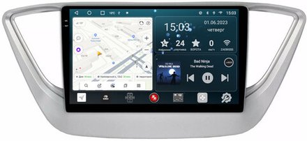 Магнитола для Hyundai Solaris 2 2017-2022 - RedPower 167 Android 10, QLED+2K, ТОП процессор, 6Гб+128Гб, CarPlay, SIM-слот
