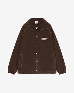 Куртка SS23 Coach Jacket Cotton Коричневая