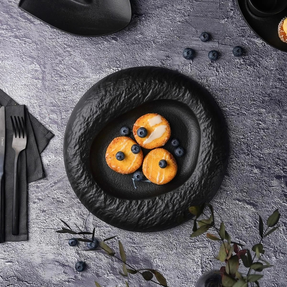 Блюдо для подачи Black Star 26,5*3,3 см