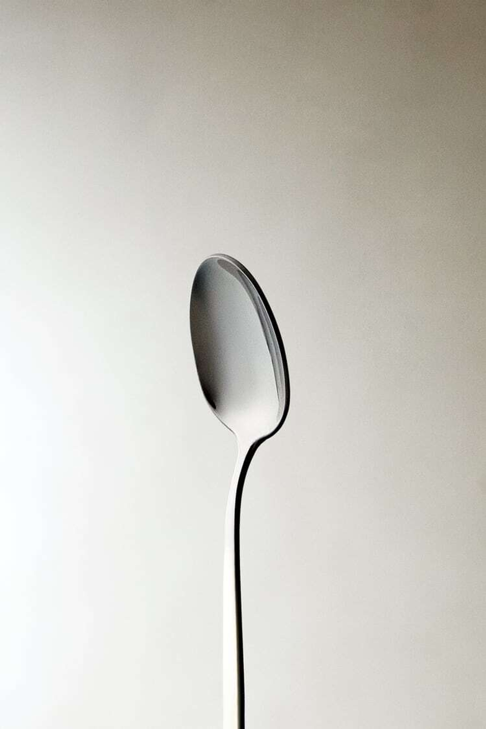 ZARA HOME ДЕСЕРТНАЯ ЛОЖКА С ТОНКОЙ РУЧКОЙ, СТАЛЬНОЙ