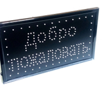 Светодиодная вывеска "Добро пожаловать" (33х55см) A6