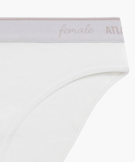 Женские трусы спорт (3шт) Atlantic 3LP-218E, экрю + бежевый + черный