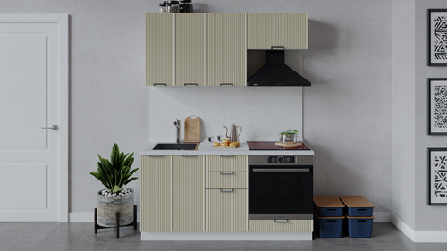 Кухонный гарнитур «Кимберли» длиной 160 см со шкафом НБ