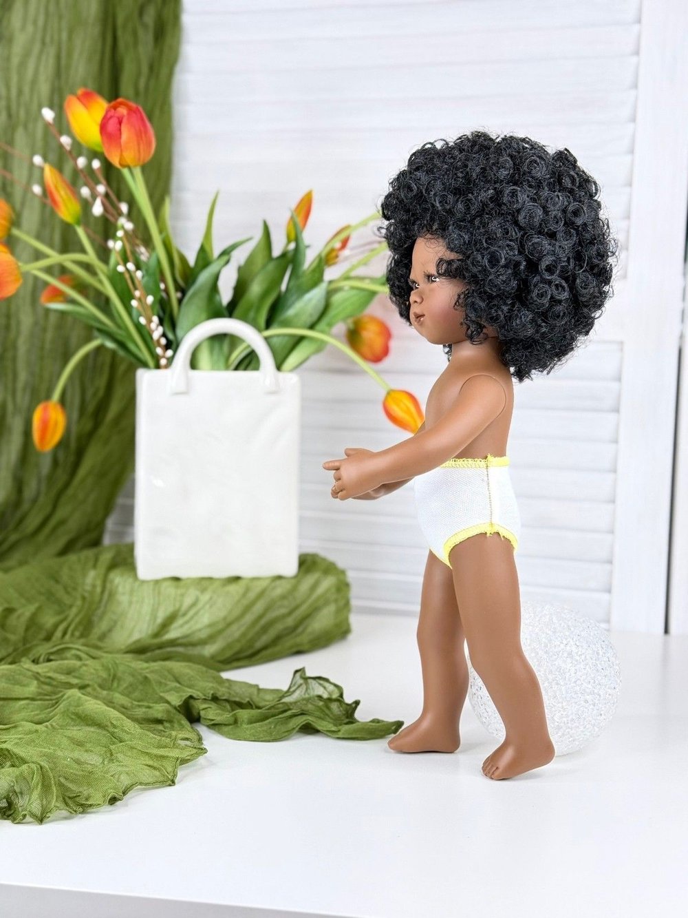 Кукла D Nenes виниловая 34см Celia без одежды (022307W)