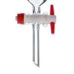 Воронка делительная цилиндрическая, 1000 мл, шлиф 29/32, с PTFE краном и пробкой