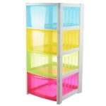 Комод РАДУГА (4 секции) разноцветный 0,767,36х0,377м