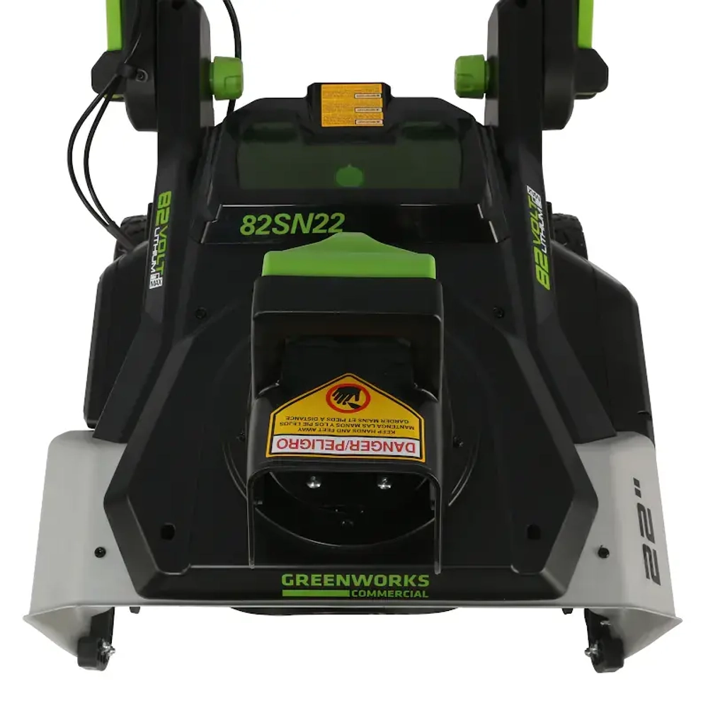 Greenworks GD82STK2 82В аккумуляторный снегоуборщик (1 x 2.5 Ач, ЗУ) ковш 56 см, выброс 6 м 2602507UA