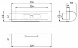Накладной светильник Maytoni Gioia P011WL-02CH