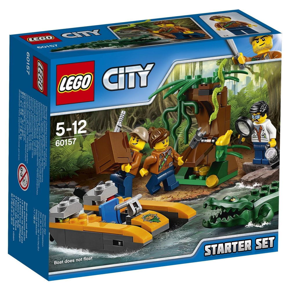 LEGO City: Джунгли: Набор для начинающих 60157 — Jungle Starter Set — Лего Сити Город