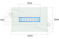 Лаз Мостик ЭЛ005 для детской площадки