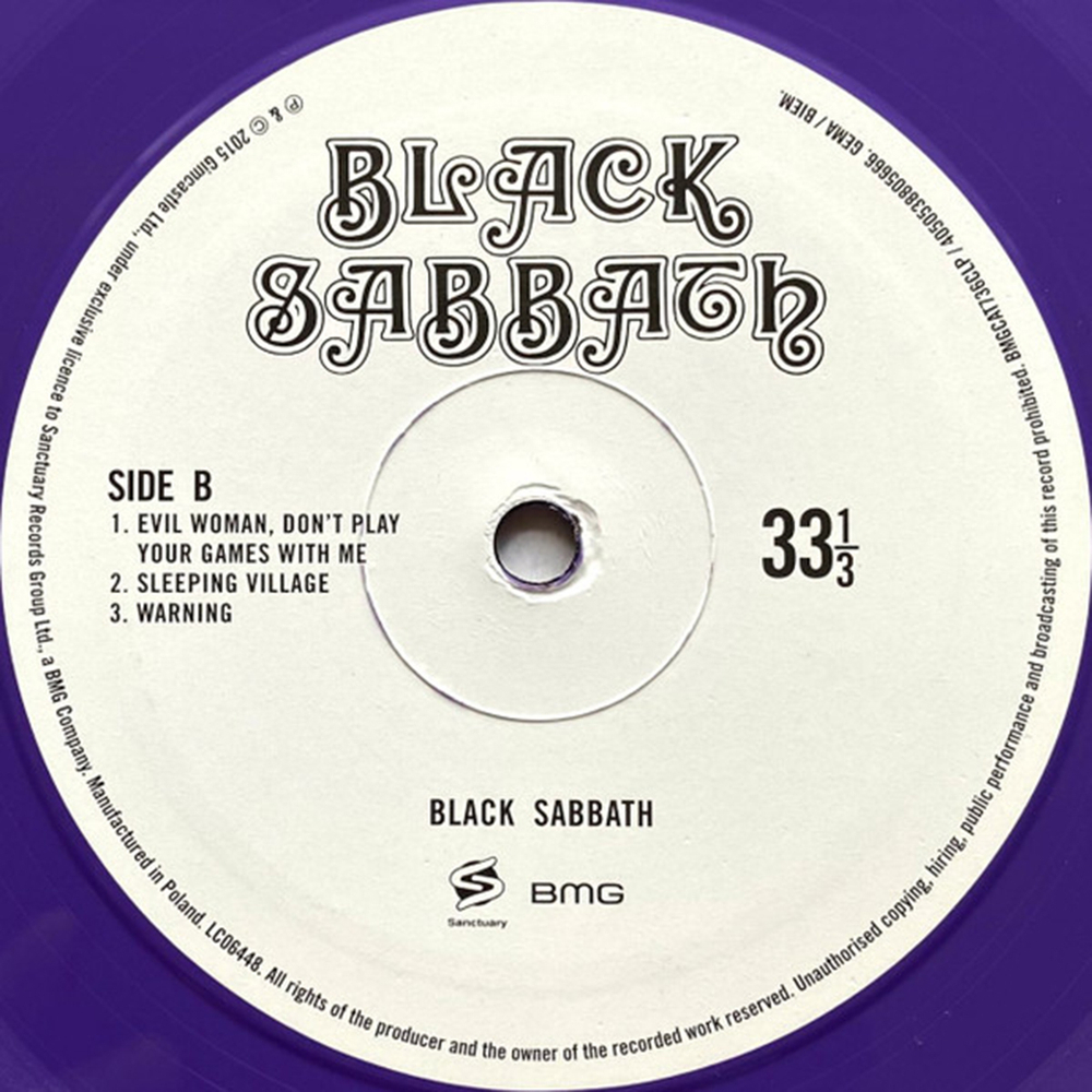Black Sabbath / Black Sabbath (Coloured Vinyl)(LP)
