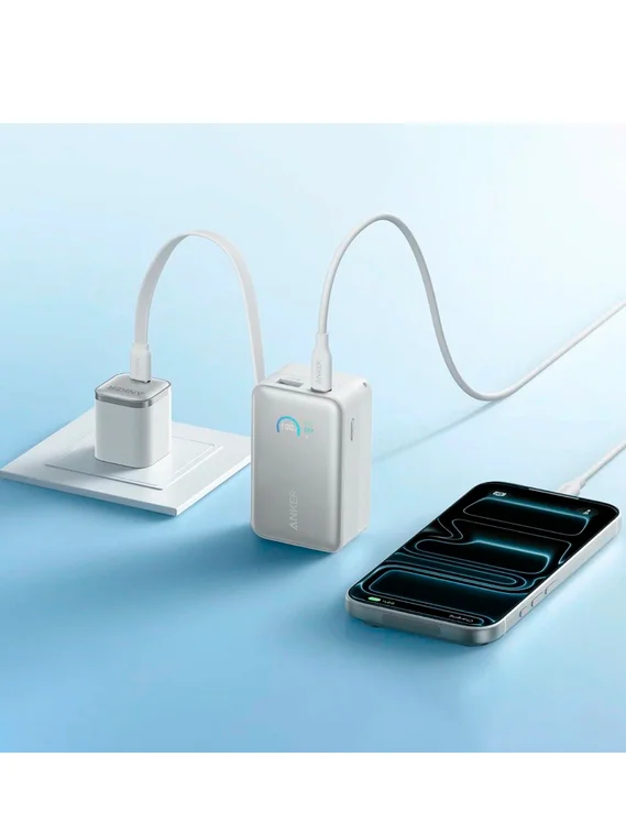 Внешний аккумулятор Anker Nano Power Bank 10000 mAh 45W (A1636) белый