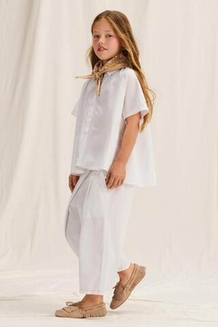 ZARA БРЮКИ ИЗ ПОЛИНА, БЕЛЫЙ
