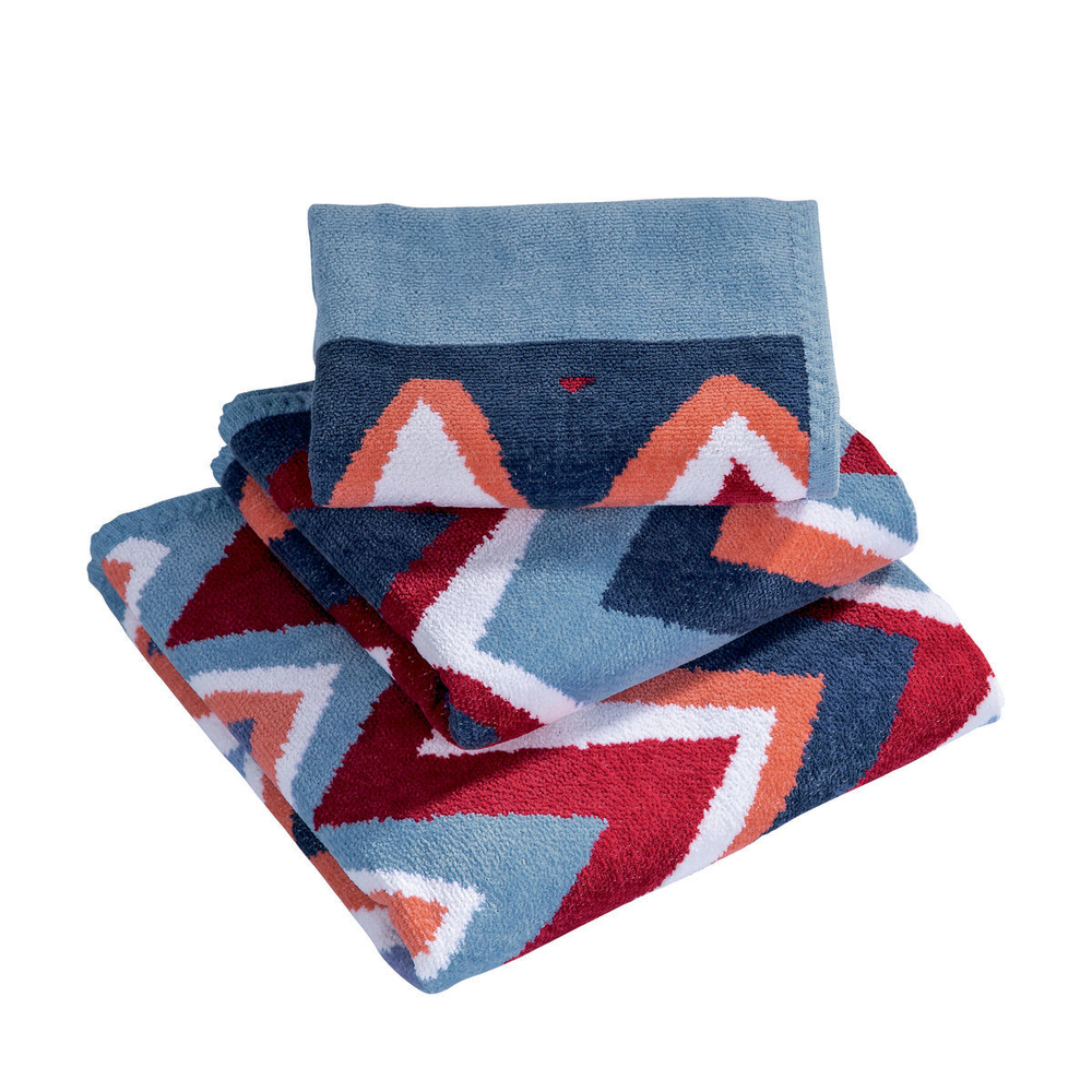 Полотенце 50x100 Feiler Zigzag 202-209 hellblau-shadow