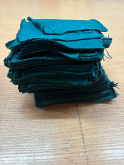 Для рукоделия / ткань футер петля /100% Хб/изумруд