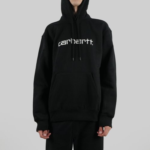 Толстовка мужская Carhartt WIP Hooded Sweatshirt артикул:I029419_black - купить в магазине Дайс