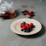 Деревянная тарелка-блюдце Art of Siberia из сибирского кедра. T78