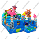 Коммерческий надувной батут "Полундра" 9*6*7 м