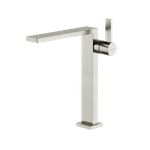 Смеситель для раковины высокий Sancos Linn, брашированный никель, PVD покрытие, SC9020BN