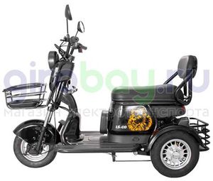 Электроскутер LS-CO A3 1000W (60V/20Ah) - Чёрный фото №6