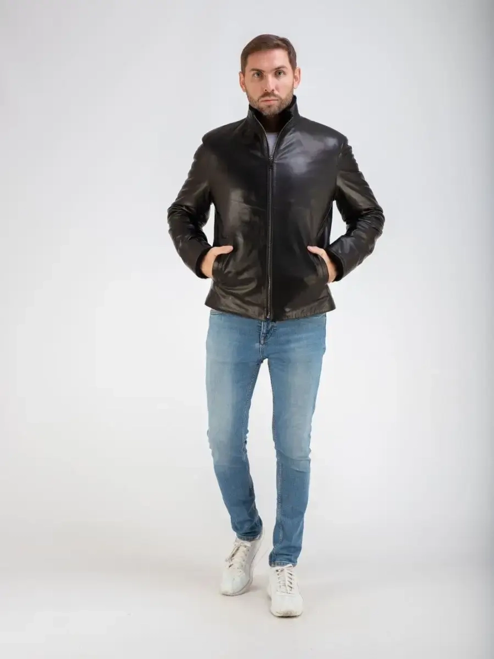 Дубленка мужская натуральная куртка зимняя Турция