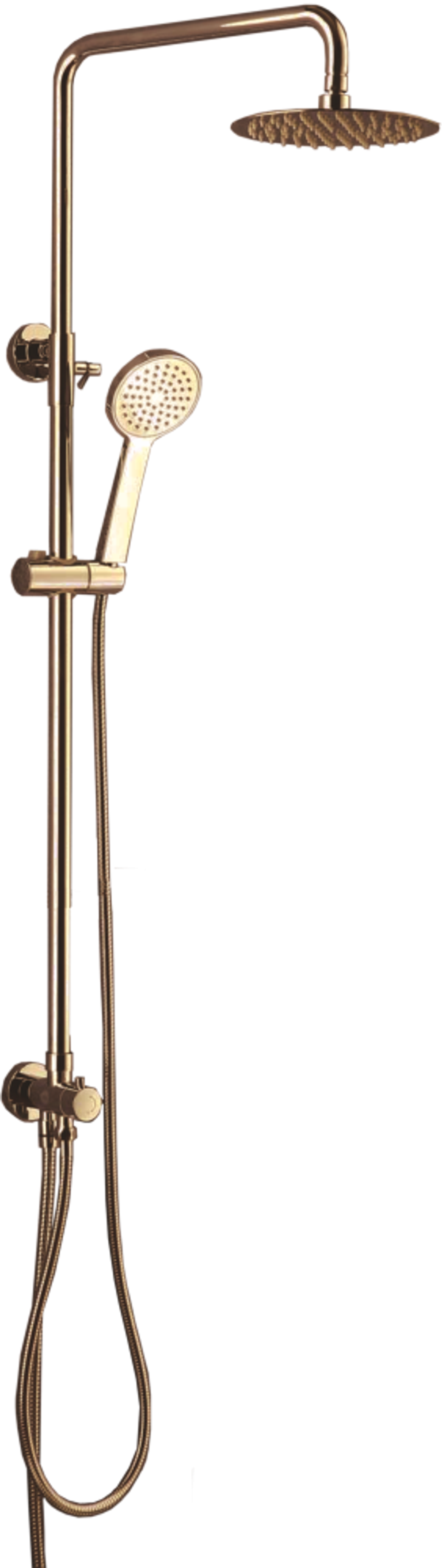 25072-D Душевая система с перек. БРОНЗА  (4/1шт)