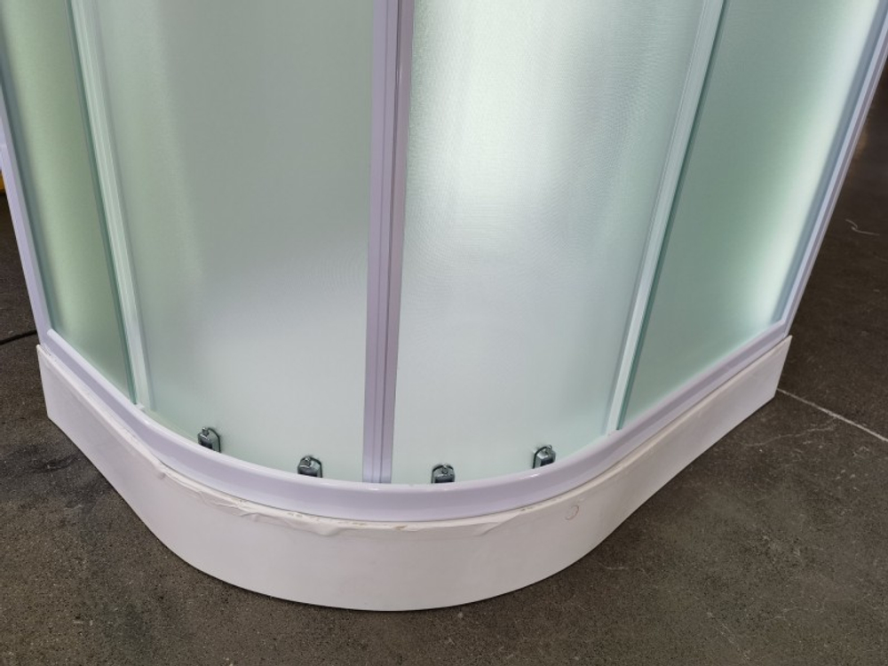 Душевая кабина Esbano (Эсбано) ES-L115CR R, с низким поддоном, с электрикой и LED освещением, 115х85х210