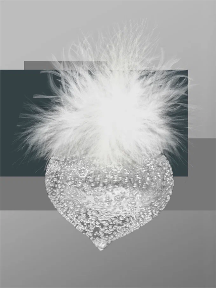 Набор стеклянных украшений Ледяной дождь 80 мм., 9 шт., шар, капля, луковка, прозрачный, Christmas DeLuxe (14033)