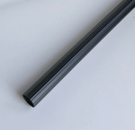 Труба Ост гофрированная для кованого карниза d20 мм, цвет черный