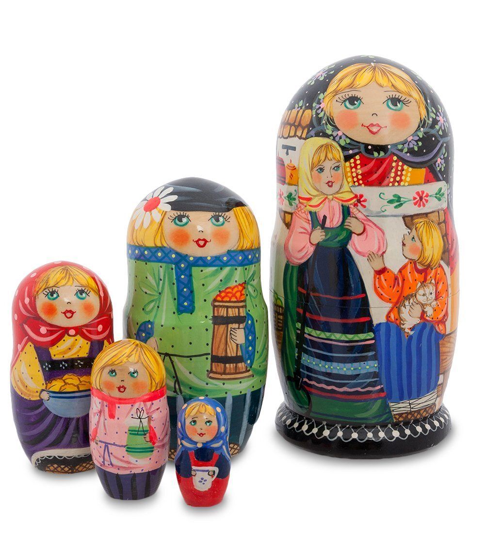 Народные промыслы МР-15/ 4-E Матрешка 5м «Семейка»