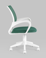 Кресло офисное TopChairs ST-BASIC-W зеленый крестовина пластик белый