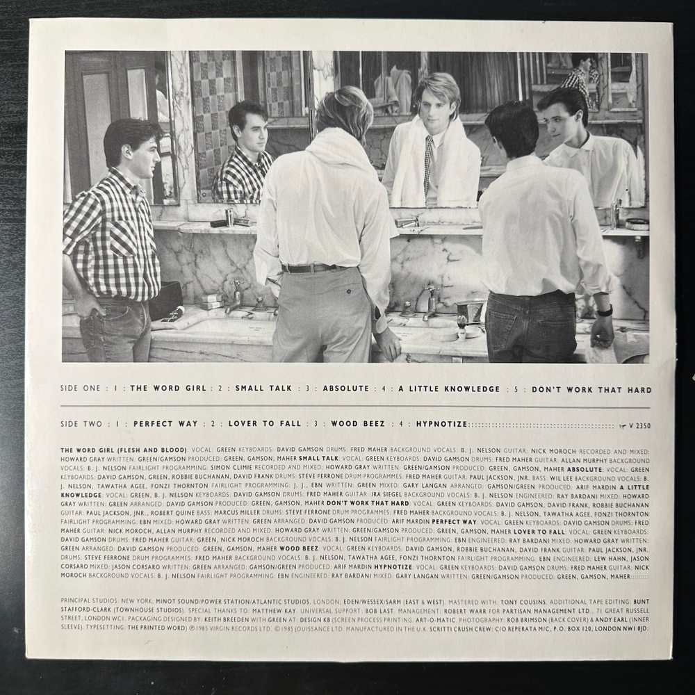 Scritti Politti ‎– Cupid & Psyche 85 (Англия 1985г.)