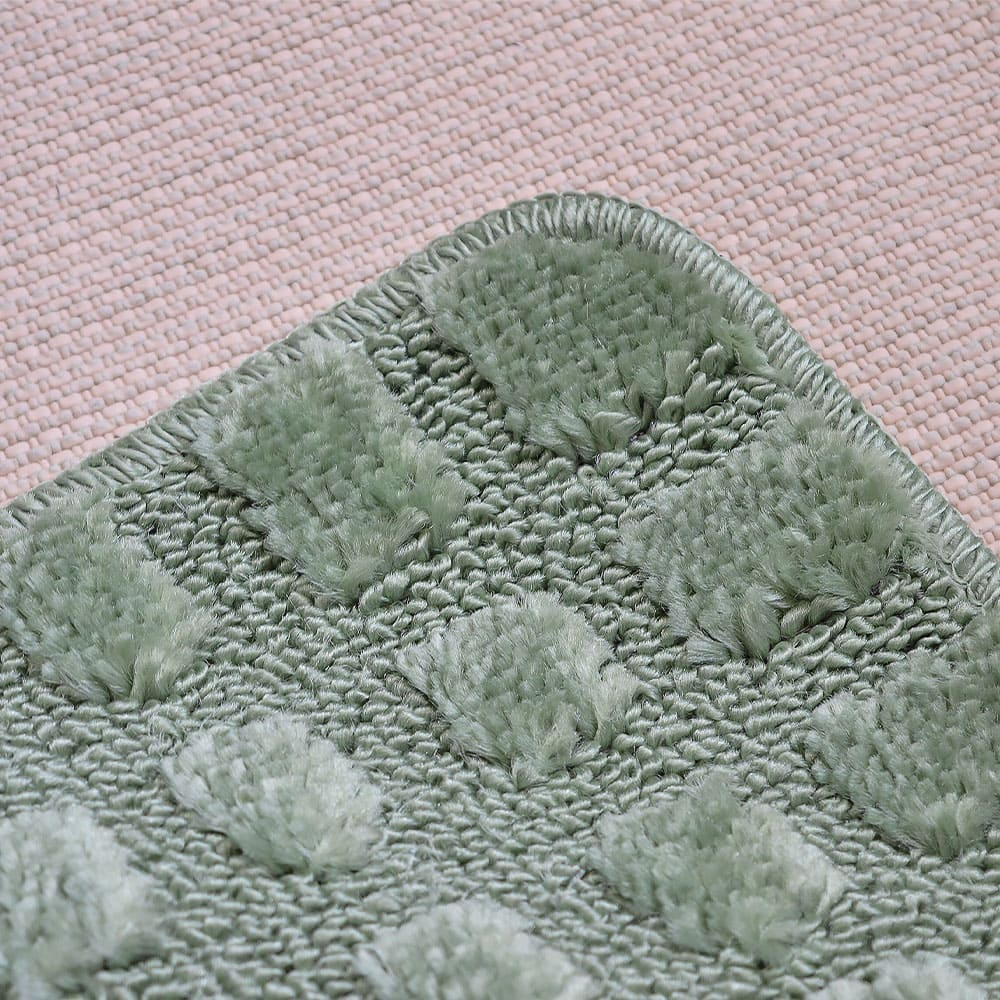 Комплект ковриков DKTX Comfort Linea 2шт 50*80/50*40см 10мм 5504 (светло-зеленый)