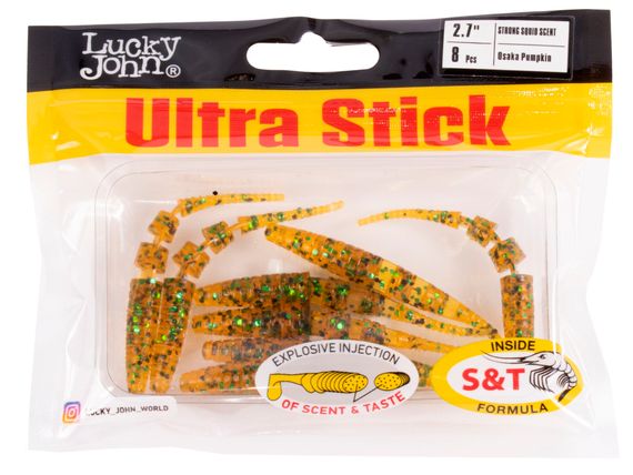 Слаги съедобные LJ Pro Series ULTRA STICK 2,7in (6,8 см), цв. PA19, 8 шт.