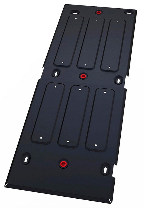 Защита топливного бака АвтоБроня для Ford Tourneo Custom (V - 2.2D) FWD 2012-2018 2017-н.в., штампованная, сталь 1.8 мм, с крепежом, 111.01840.1